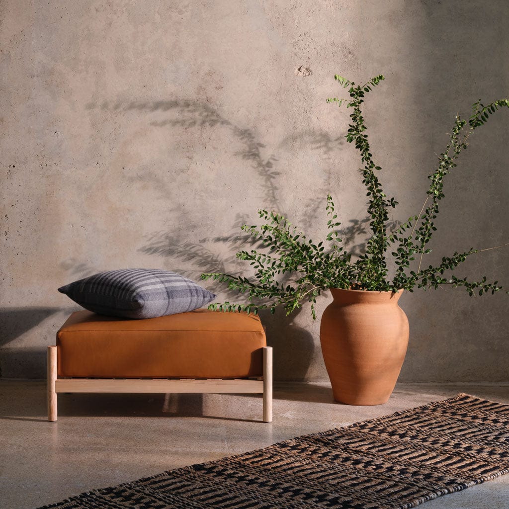 Handwoven Runner Rug with Bold Horizontal Stripes | 2.5 x 8 ft